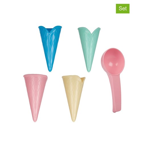 Toi-Toys 5-częściowy zestaw do piaskownicy &quot;Ice Cream&quot; - 18 m+ ze sklepu Limango Polska w kategorii Zabawki - zdjęcie 179286989