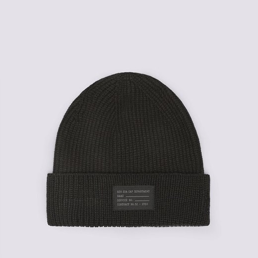 NEW ERA CZAPKA WOOL MIX WATCH BEANIE NEW ERA BLK ze sklepu Sizeer w kategorii Czapki zimowe męskie - zdjęcie 179287285