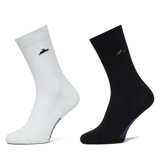 Zestaw 2 par wysokich skarpet unisex Birkenstock Set Cotton Ribbed Socks 1029849 38 eobuwie.pl