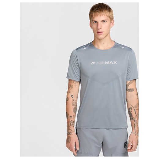 T-shirt męski Dri-FIT Nike Air Max - Szary ze sklepu Nike poland w kategorii T-shirty męskie - zdjęcie 179308586