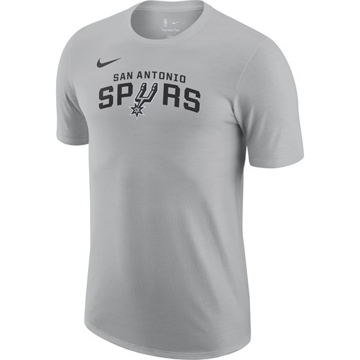 T-shirt męski Nike NBA San Antonio Spurs Essential - Szary ze sklepu Nike poland w kategorii T-shirty męskie - zdjęcie 179308817
