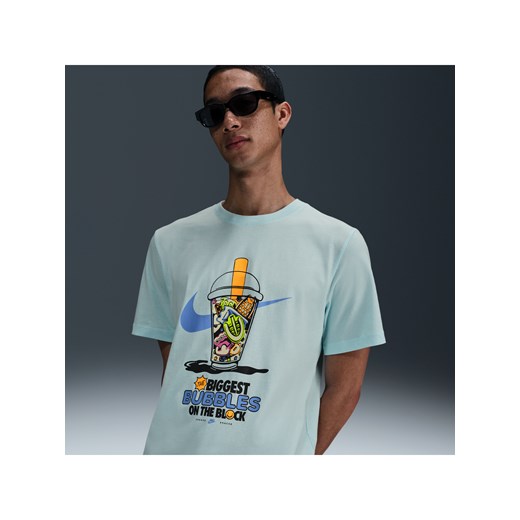 T-shirt Nike Sportswear - Niebieski ze sklepu Nike poland w kategorii T-shirty męskie - zdjęcie 179308846