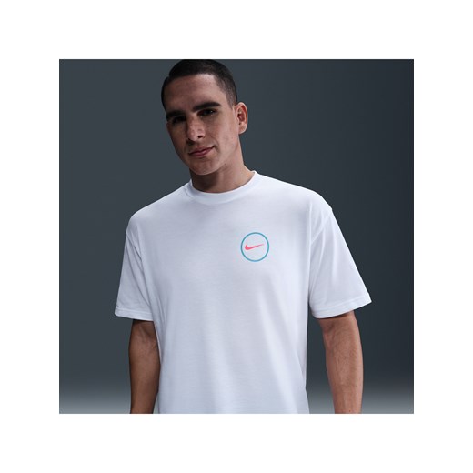 Męski T-shirt do koszykówki Max90 Nike - Biel ze sklepu Nike poland w kategorii T-shirty męskie - zdjęcie 179308857