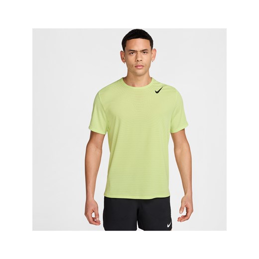 Męska koszulka z krótkim rękawem do biegania Dri-FIT ADV Nike AeroSwift - Żółty ze sklepu Nike poland w kategorii T-shirty męskie - zdjęcie 179308869