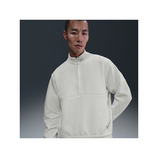 Męska bluza z zamkiem 1/2 Dri-FIT Nike 24.7 ImpossiblySoft - Biel ze sklepu Nike poland w kategorii Bluzy męskie - zdjęcie 179308908