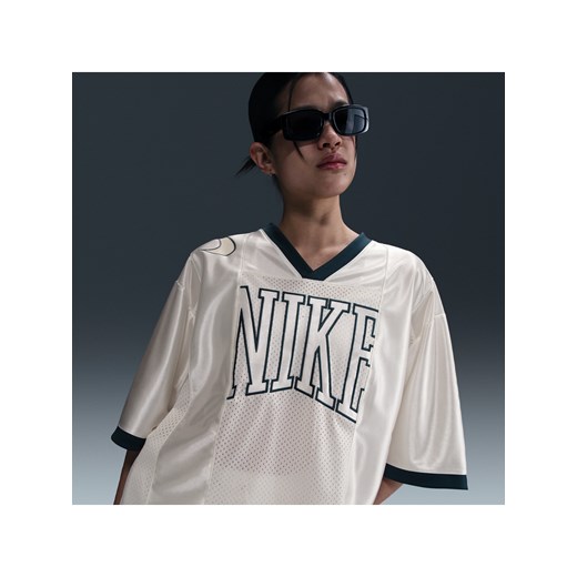 Damska koszulka oversize z krótkim rękawem i grafiką Nike Sportswear Street - Biel ze sklepu Nike poland w kategorii Bluzki damskie - zdjęcie 179308975