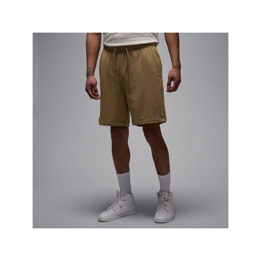 Spodenki męskie Jordan Brooklyn Fleece - Brązowy ze sklepu Nike poland w kategorii Spodenki męskie - zdjęcie 179309018