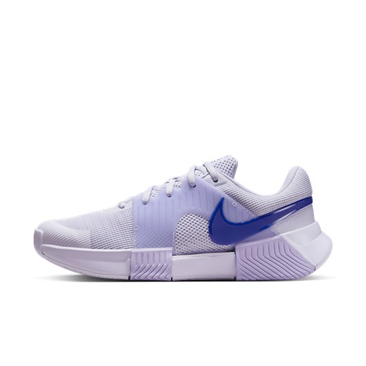 Nike buty sportowe damskie do tenisa zoom fioletowe sznurowane