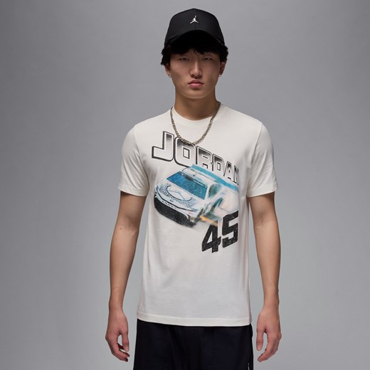 Biały t-shirt męski Jordan
