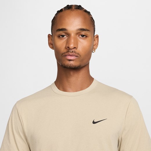 Beżowy t-shirt męski Nike