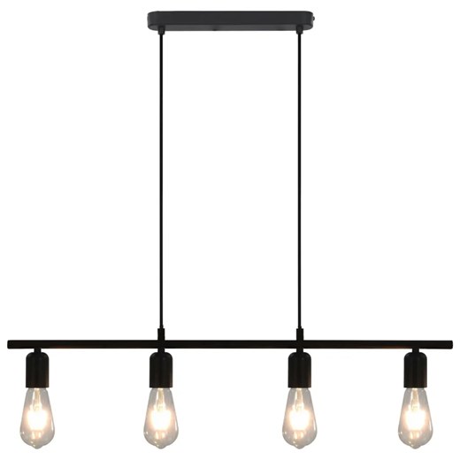 Czarna lampa wisząca nad stół - EX80-Tungo ze sklepu Edinos.pl w kategorii Kolczyki - zdjęcie 179314328