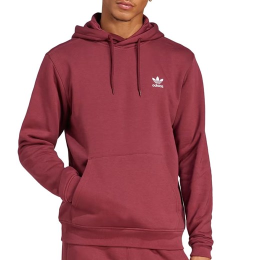 Bluza męska adidas Originals Trefoil Essentials JD2403 - czerwona ze sklepu streetstyle24.pl w kategorii Bluzy męskie - zdjęcie 179315005