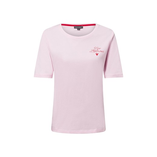 Franco Callegari Koszulka damska Kobiety Bawełna różowy jednolity ze sklepu vangraaf w kategorii Bluzki damskie - zdjęcie 179315517