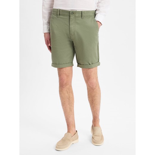 Tommy Jeans Szorty - Scanton Mężczyźni Bawełna trzcinowy jednolity ze sklepu vangraaf w kategorii Spodenki męskie - zdjęcie 179315535