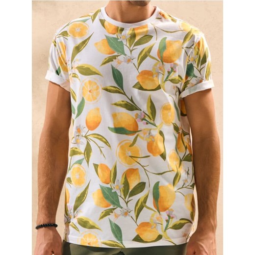 Sinsay - Koszulka - biały ze sklepu Sinsay w kategorii T-shirty męskie - zdjęcie 179318557