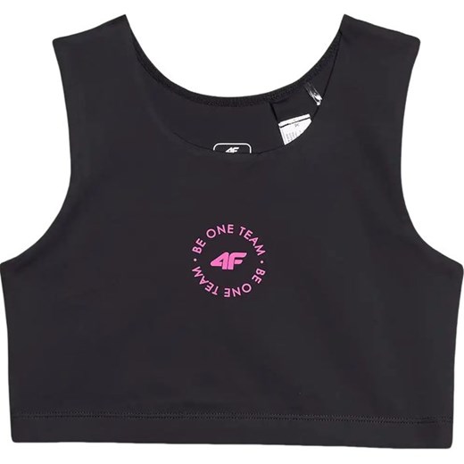 Biustonosz sportowy dziewczęcy USBAF148 4F ze sklepu SPORT-SHOP.pl w kategorii Bluzki dziewczęce - zdjęcie 179325329