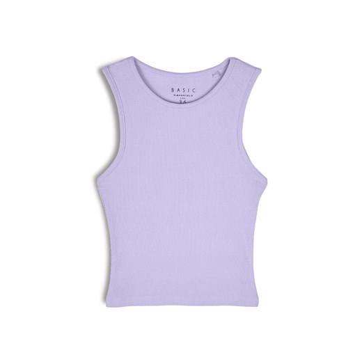 GATE Basic bokserka damska ze splotu żeberkowego 34 ze sklepu gateshop w kategorii Bluzki damskie - zdjęcie 179329268