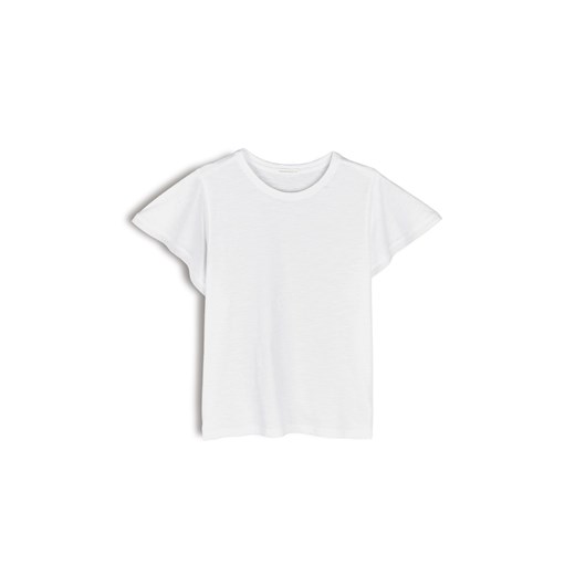 GATE T-shirt z marszczonymi rękawami 34 ze sklepu gateshop w kategorii Bluzki damskie - zdjęcie 179329326