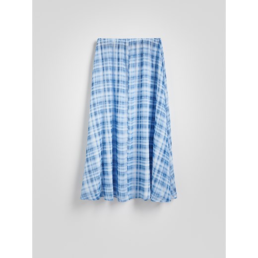 Spódnica niebieska Reserved midi na wiosnę 