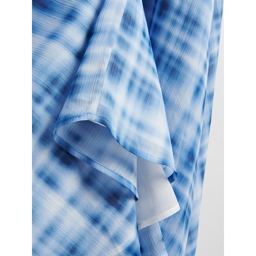 Spódnica Reserved niebieska midi 