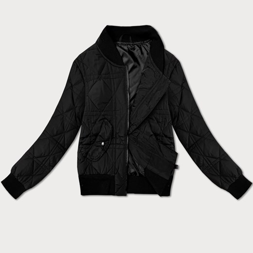 Krótka damska kurtka typu bomber J Style czarna (16M9227-392) ze sklepu goodlookin.pl w kategorii Kurtki damskie - zdjęcie 179330856