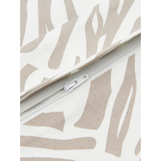 Sinsay - Poszewka na poduszkę w zwierzęcy wzór - beżowy Sinsay One Size Sinsay