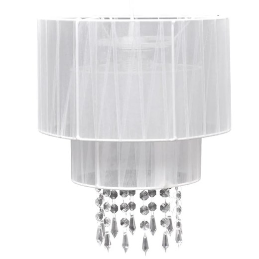 Biała kryształowa lampa wisząca do salonu - E968-Molit Lumes One Size Edinos.pl