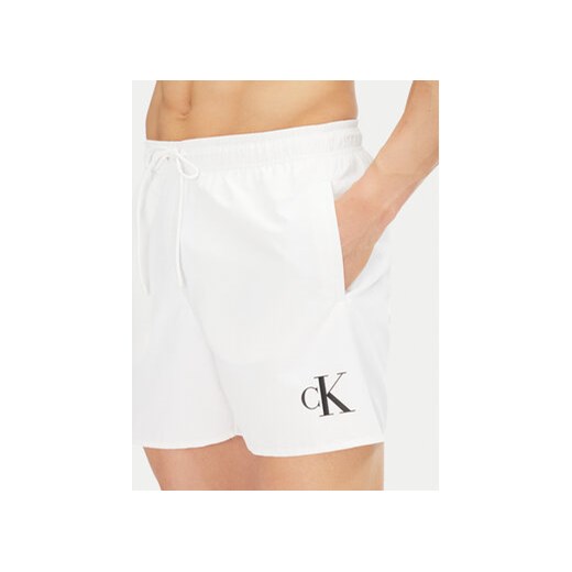 Kąpielówki Calvin Klein białe