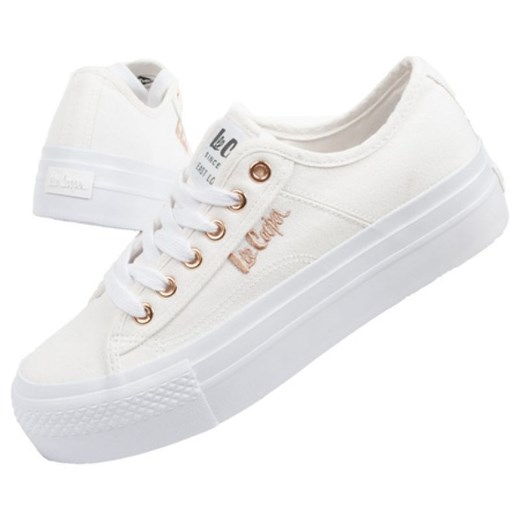Buty Lee Cooper LCW-24-31-2725L białe ze sklepu ButyModne.pl w kategorii Trampki damskie - zdjęcie 179333606