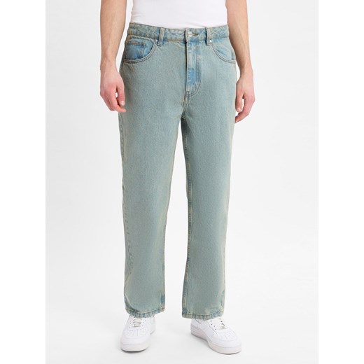 PEGADOR Jeansy Loose Fit - Baltra Baggy Mężczyźni Bawełna bielony jednolity ze sklepu vangraaf w kategorii Jeansy męskie - zdjęcie 179335286