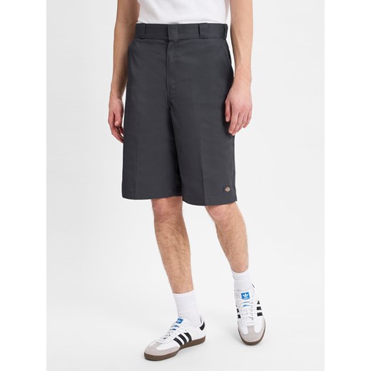 Dickies Bermudy Mężczyźni szary wypukły wzór tkaniny ze sklepu vangraaf w kategorii Spodenki męskie - zdjęcie 179335296