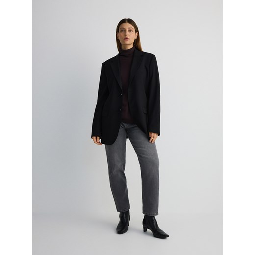 Reserved - Jeansy mom fit - szary ze sklepu Reserved w kategorii Jeansy damskie - zdjęcie 179336256