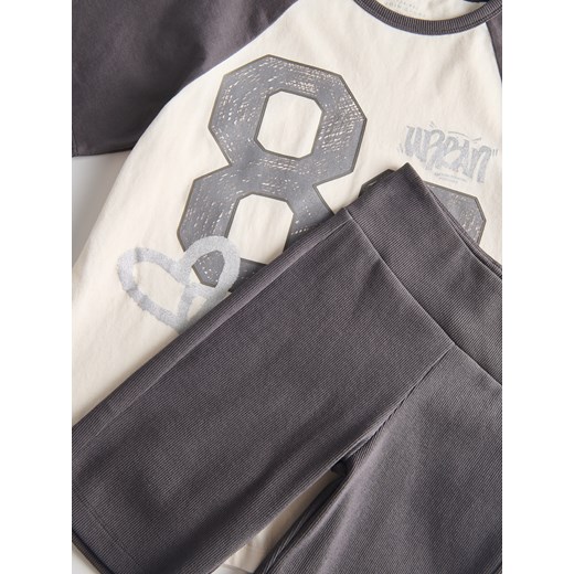 Reserved - Bawełniany komplet z nadrukiem - wielobarwny Reserved 122/128 (6-8 lat) Reserved