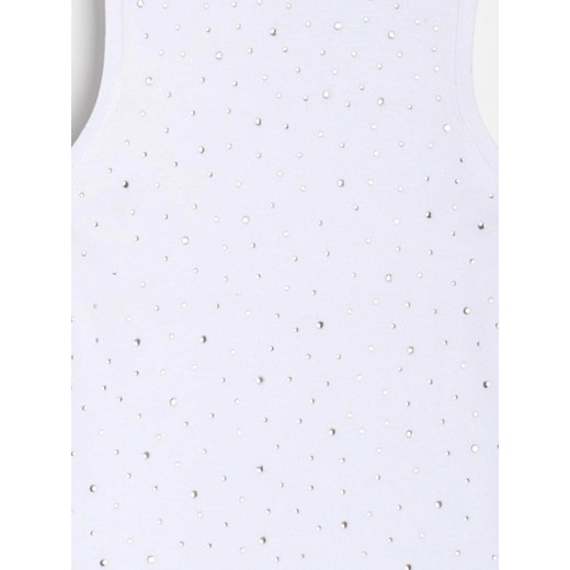 Bluzka damska Sinsay z okrągłym dekoltem bez rękawów 