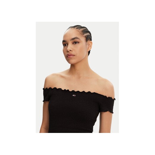 Czarna sukienka Tommy Jeans 