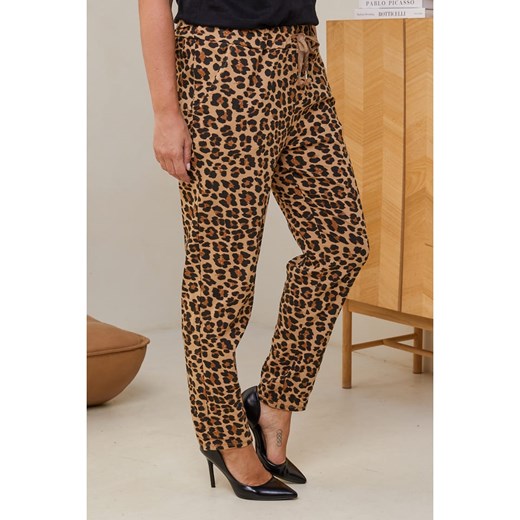 Curvy Lady Spodnie w kolorze brązowym Curvy Lady 48/50 okazyjna cena Limango Polska