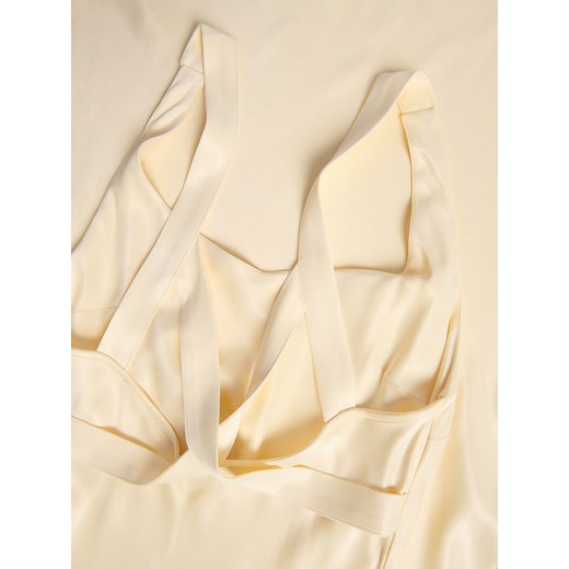 Reserved - Błyszcząca sukienka maxi - jasnożółty Reserved XS Reserved