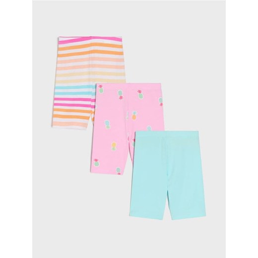 Sinsay - Kolarki 3 pack - wielobarwny - id: 166ED-MLC - marki Sinsay - 179349676 Sinsay - Kolarki 3 pack - wielobarwny ze sklepu Sinsay w kategorii Spodenki dziewczęce - zdjęcie 179349676