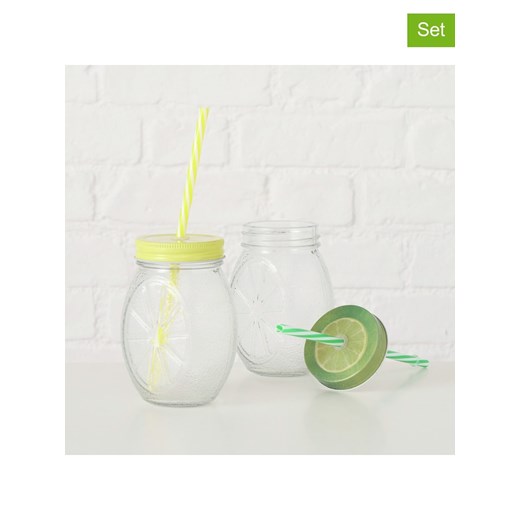 Boltze Kubki (2 szt.) &quot;Citrus&quot; w kolorze żółto-zielonym - 450 ml ze sklepu Limango Polska w kategorii Kubki - zdjęcie 179353008