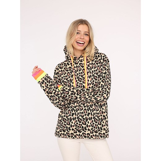 Zwillingsherz Bluza "Leo" w kolorze beżowo-czarnym Zwillingsherz L/XL promocyjna cena Limango Polska