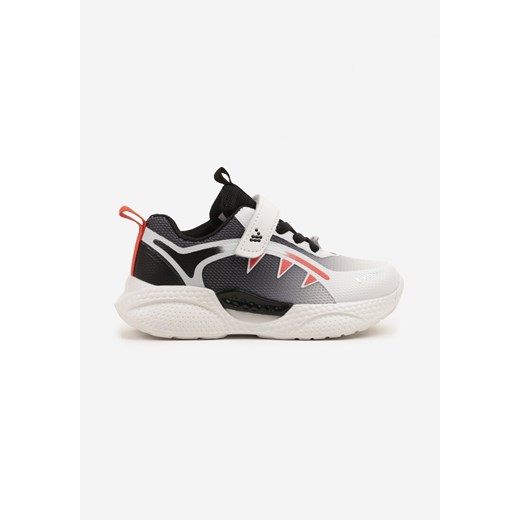 Czarne Buty Sportowe Sneakersy z Geometrycznym Wzorem Tellinoria ze sklepu born2be.pl w kategorii Buty sportowe dziecięce - zdjęcie 179354677