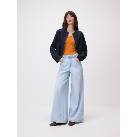 Reserved - Strukturalna kurtka - szary Reserved S Reserved