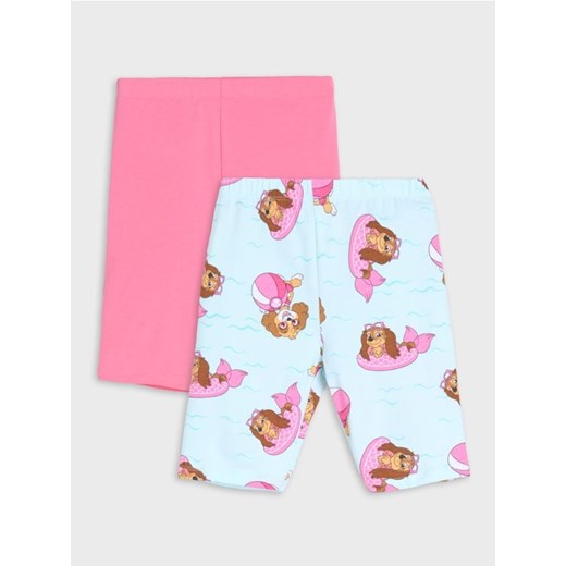 Sinsay - Krótkie legginsy 2 pack PAW Patrol - błękitny ze sklepu Sinsay w kategorii Spodenki dziewczęce - zdjęcie 179358075