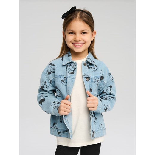 Sinsay - Koszula jeansowa Mickey Mouse - niebieski ze sklepu Sinsay w kategorii Koszule chłopięce - zdjęcie 179358275