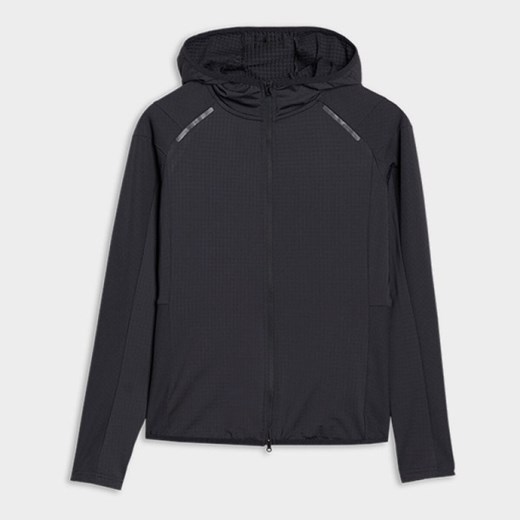 Damska bluza rowerowa 4F 4FWSS25TFSWF486 - czarna ze sklepu Sportstylestory.com w kategorii Bluzy damskie - zdjęcie 179358477