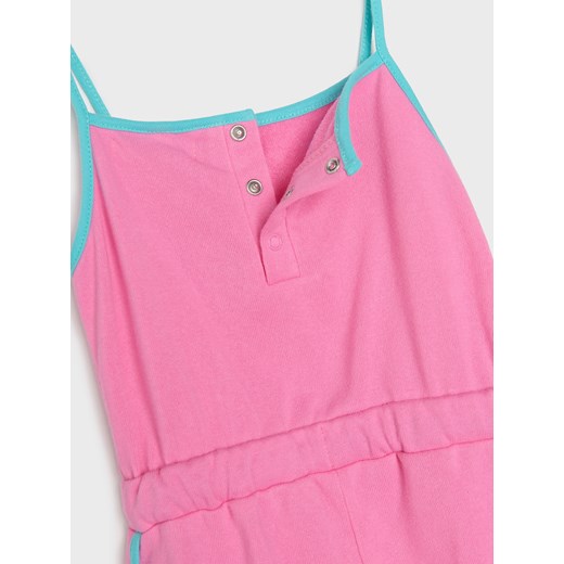 Sinsay - Lużny kombinezon na ramiączkach Barbie - różowy Sinsay 86 Sinsay