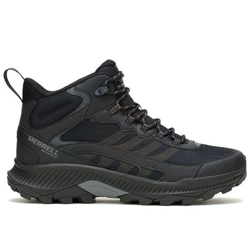 Buty Merrell Speed Strike 2 Mid Waterproof J037833 - czarne ze sklepu streetstyle24.pl w kategorii Buty trekkingowe męskie - zdjęcie 179361315