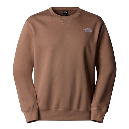 Bluza The North Face Essential Relaxed Crew 0A89ET6IH1 - brązowa ze sklepu streetstyle24.pl w kategorii Bluzy męskie - zdjęcie 179361319