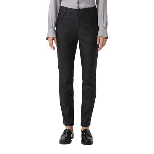 s.Oliver Dżinsy - Slim fit - w kolorze czarnym ze sklepu Limango Polska w kategorii Spodnie damskie - zdjęcie 179362428