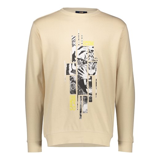 cavalli CLASS Bluza w kolorze beżowym ze sklepu Limango Polska w kategorii Bluzy męskie - zdjęcie 179362699